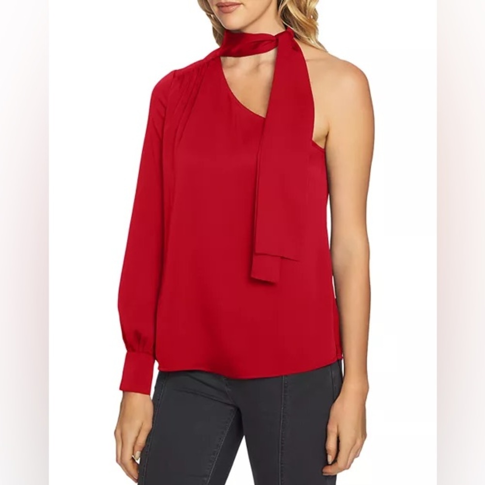 1.STATE
Tie-Neck One-Shoulder Top size M